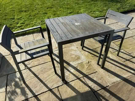 Photo of free Outdoor table and 2 chairs (Guist NR20) #1