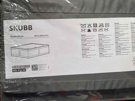 Photo of free 2 x IKEA Skubb under bed boxes (Newhaven BN9) #1