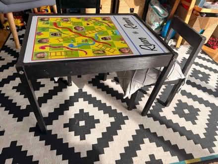 Photo of free IKEA toddler table and two chairs (Heald Green SK8) #1