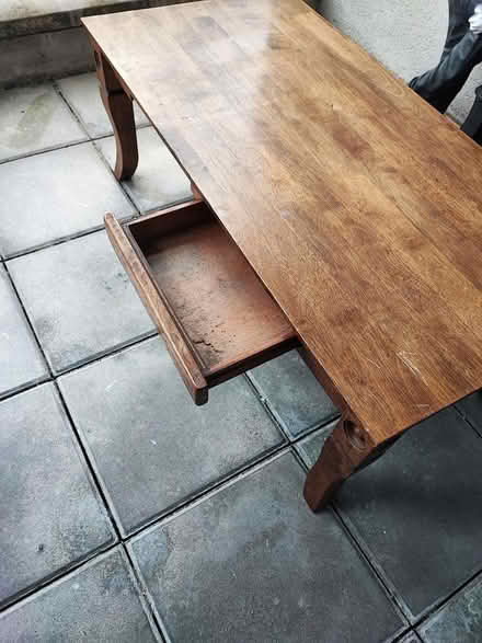 Photo of free Wood table (Balbriggan) #3