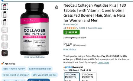 Photo of free Collagen supplement: Biotin pills (Phinney Ridge/ Greenwood) #1