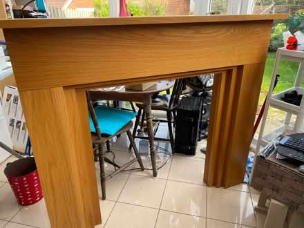 Photo of free Wooden mantelpiece (and potentially gas fire and surround) (Hurstpierpoint BN6) #1