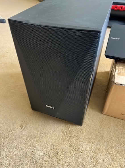 Photo of free Sony surround sound and blue ray home theatre system (Blacklands TN34) #1
