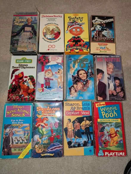 Photo of free Box of 40+ Childrens VHS Tapes (West Groton) #1
