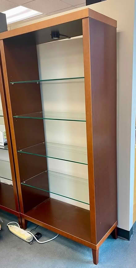 Photo of free Tall wood shelves (Downtown) #4