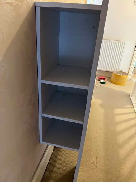 Photo of free White double bed headboard (Shoscombe) #4