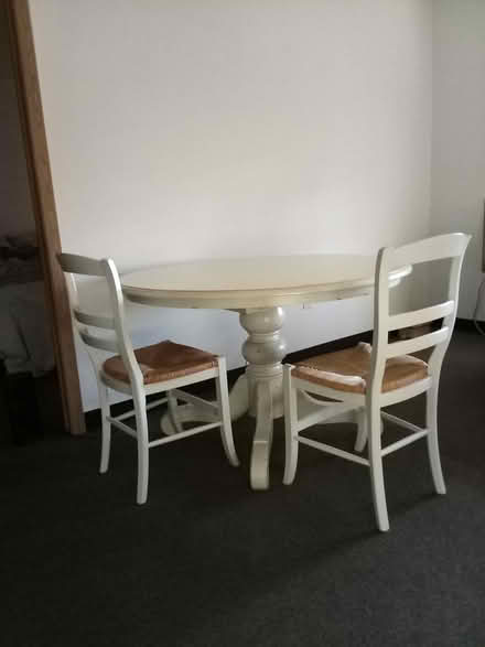 Photo of free Farmhouse style pedestal table (Galena) #1