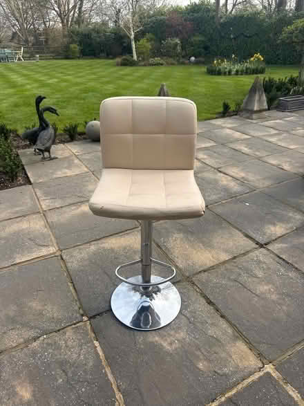 Photo of free Cream adjustable height bar stool (Holyport SL6) #1