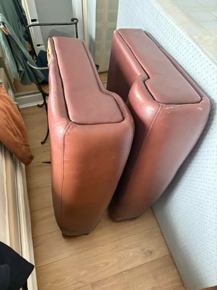 Photo of free Disassembled 3-seat Leather Sofa (Ossulton Way N2) #1