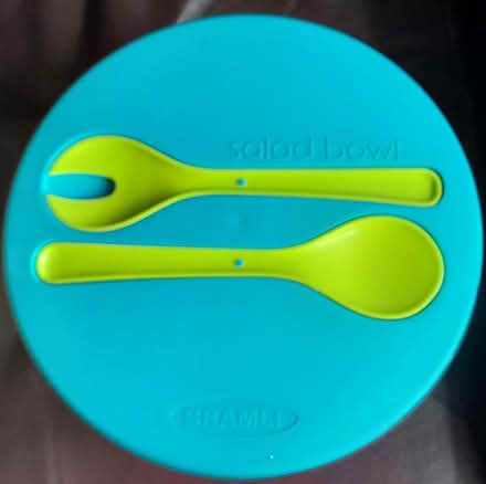 Photo of free Plastic Salad bowl & servers (Burgess hill) #1