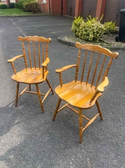 Photo of free Pair of dining chairs (Horfield Bristol) #3
