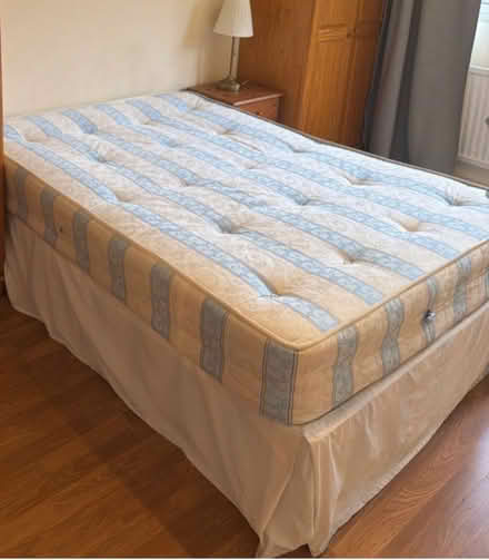 Photo of free Three double bed divan and four mattresses (Fulham Palace Rd W6) #1