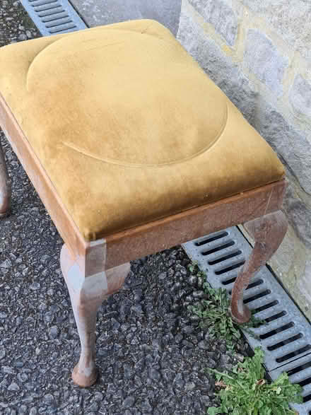 Photo of free Upholstered stool (Bisley Old Road GL5) #2