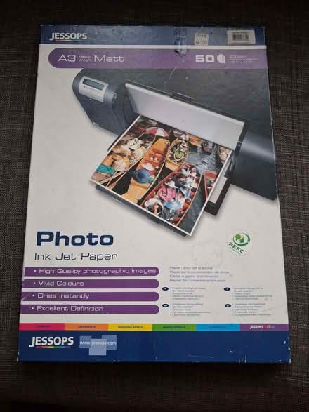 Photo of free About 40 A3 sheets of matt photo paper (Woodlands TW7) #1