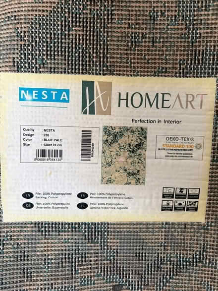 Photo of free Blue & Beige Rug (120 x 170 cm) (CR2 South Croydon) #2