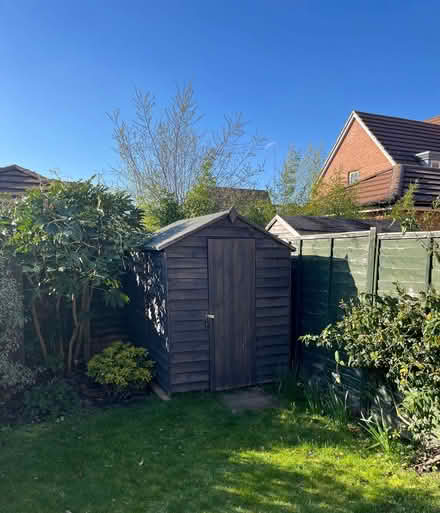 Photo of free 5ft x7ft GARDEN SHED - need gone by 8th April (Ryeish Green RG2) #1