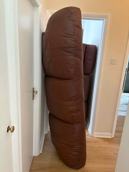 Photo of free Disassembled 3-seat Leather Sofa (Ossulton Way N2) #2