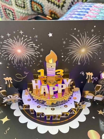 Photo of free Happy 13th card (Arle GL51) #2