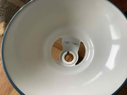 Photo of free Blue metal lampshade (Chorley SK9) #2