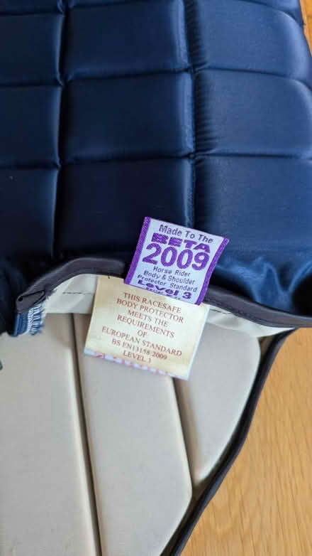 Photo of free Racesafe Body Protector - Adult XS (DH5) #3