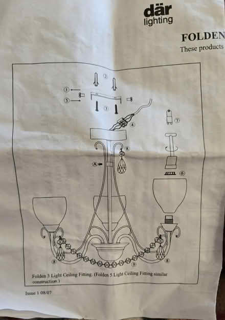 Photo of free 2 ceiling lights (Flint CH6) #3