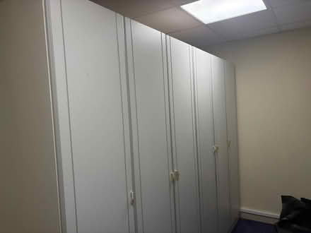 Photo of free White storage cupboards (Sherborne DT9) #3