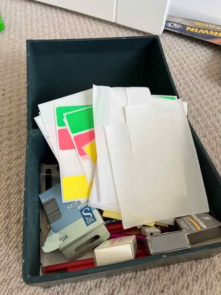 Photo of free Box of stationery (Upper Weston) #2