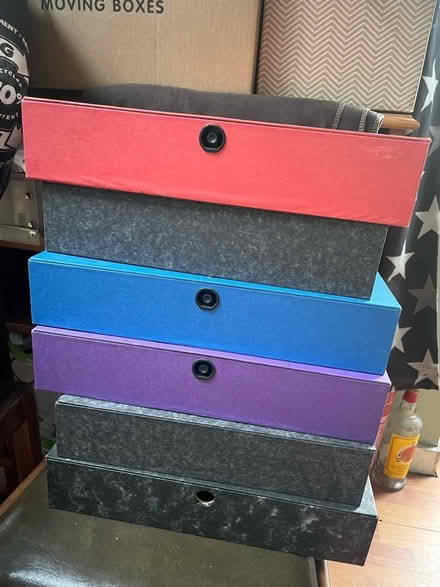 Photo of free 6 box files (Hertford Heath SG13) #1