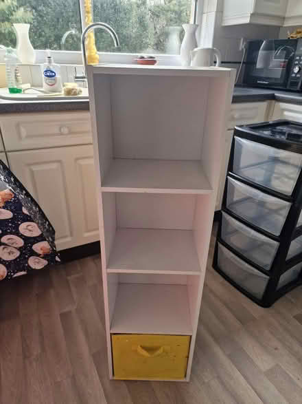 Photo of free 4 box shelves with yellow drawer (Bournemouth BH2) #2