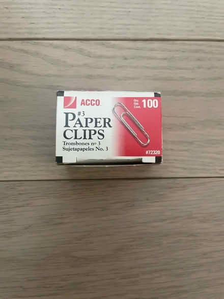 Photo of free Small Paper clips (Kennedy/16th in Markham) #1
