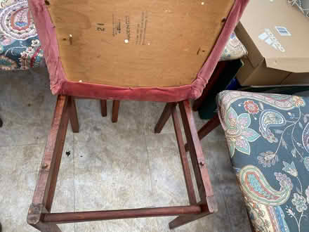 Photo of free Drop leaf round table and 4 chairs (Clifton YO30) #2