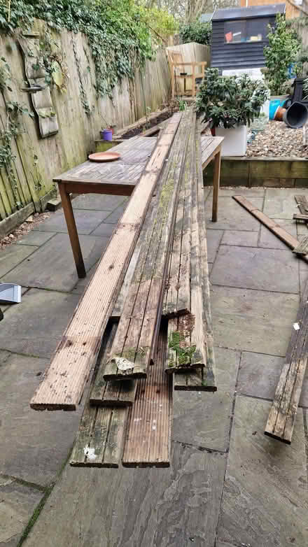 Photo of free Decking for firewood (Coley RG1) #1