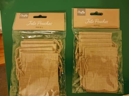 Photo of free Small Jute Pouches (Kempshott RG22) #1