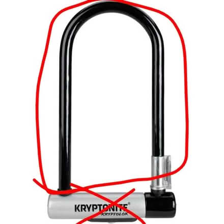 Photo of Kryptonite (grey) bike lock (TW7) #1