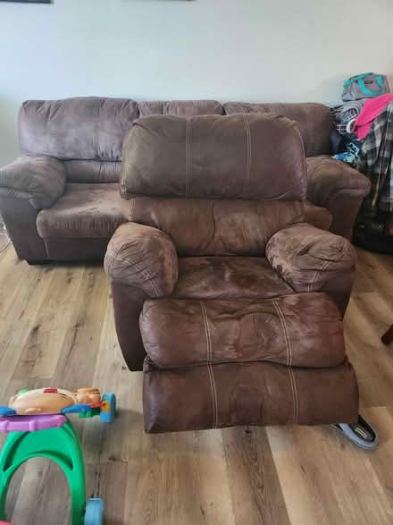 Photo of free Couch and recliner (Sacramento, KY) #2