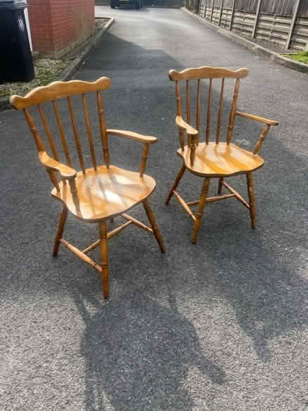 Photo of free Pair of dining chairs (Horfield Bristol) #2