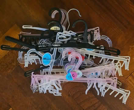Photo of free Bundle of small hangers (Clapham MK41) #1