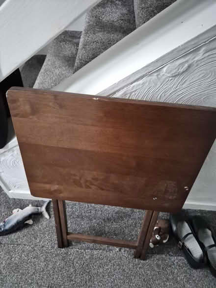 Photo of free Wooden folding table (Stradbroke S13) #1