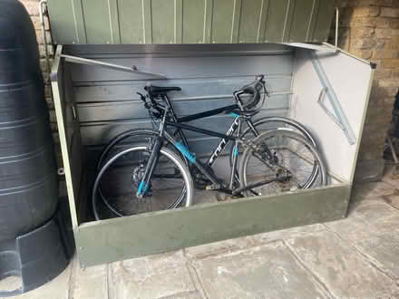 Photo of free metal bike shed - not the bikes ! (Kingston Vale SW15) #2