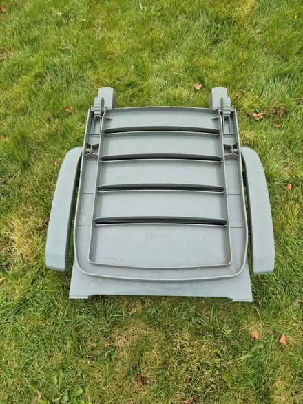 Photo of free Heavy plastic sun lounger and cushion (Furness Vale SK23) #2