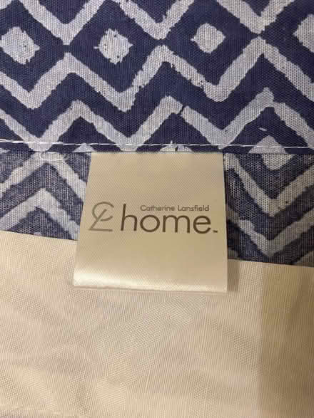 Photo of free Pair of blue & white curtains (Henley-on-Thames RG9) #3