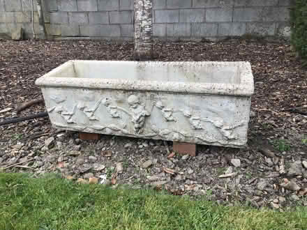 Photo of free Concrete cast decorative garden trough (Presteigne LD8) #1