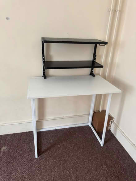 Photo of free Desk with shelves (E5) #1