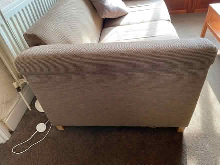 Photo of free Beige double bed setee sofa and chair (Clifton YO30) #2
