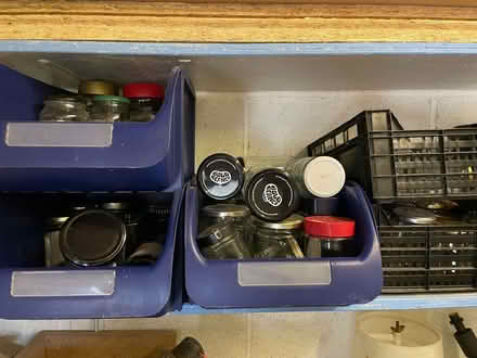 Photo of free Many Clean washed & lidded jars (Dutton PR3) #1