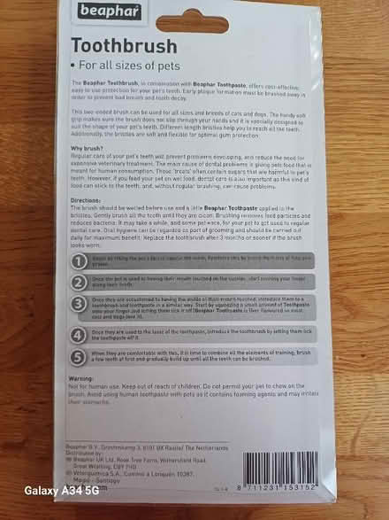 Photo of free Cat or Dog toothbrush 🪥 (Chichester PO19) #2