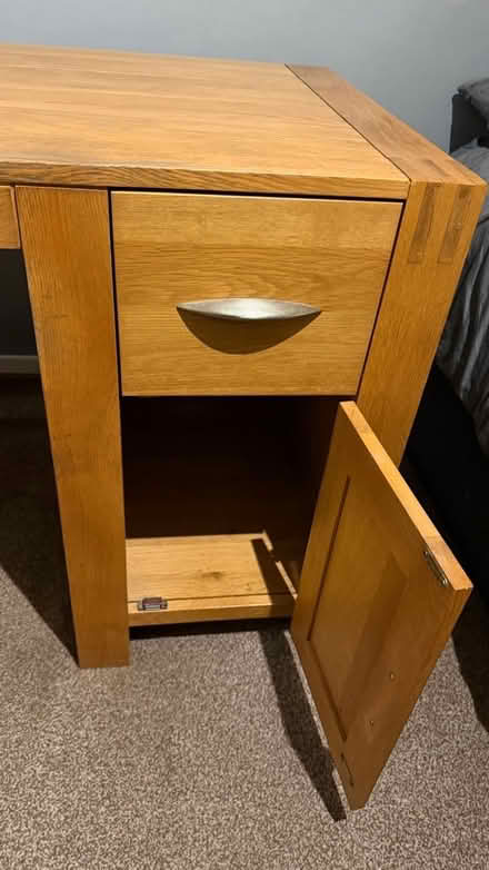 Photo of free Solid Oak Desk (Letchworth SG6) #3
