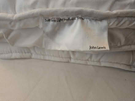 Photo of free John Lewis king/S Mattress Topper (Worcester WR2) #2
