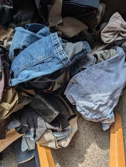Photo of free Denim upcycle scraps for sewing/craft (Newhaven BN9) #1