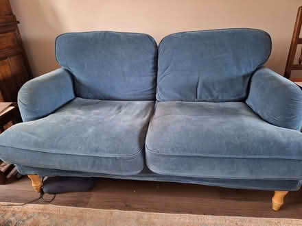 Photo of free Blue sofa (Simonstone BB12) #1